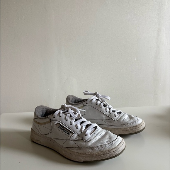 Reebok JJJJound Club C 85 white and cream sneakers ( 7M, 8W) - Picture 4 of 6